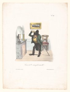 Karikatura muže, který chce vypadat jako Napoleon Tonnerre de D... comme je lui ressemble!.. (název na předmětu) od Anonymous