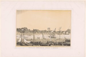 Koninklijke Nederlandsche Yachtclub v Dordrechtu, 10. června 1848 (název na objektu) od Anonymous