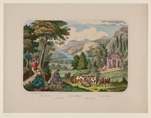 Krajina ve Švýcarsku En Suisse / En Suiza / In der Schweiz / Nello Svizzera / Ve Švýcarsku (název na objektu) od Anonymous