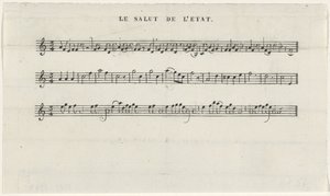 Píseň korunnímu princi, 1830 Le salut de l