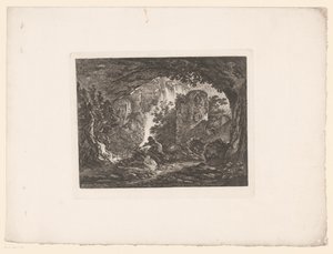 Muž prchající před hadem Tisky podle obrazů Ignace Duviviera (název série) Differens Sujets graves et dessinés od Ignace du Vivier: d