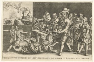 Mauritové oddělující pšenici od plev, 1618 od Anonymous