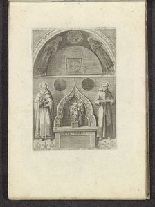 Nis potkal de heilige Franciscus en de heilige Dominicus Scènes uit het Venetiaanse leven (název série) Habiti d