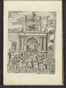 Porta Magna van het Venetiaans Arsenaal Scènes uit het Venetiaanse leven (series title) Habiti d