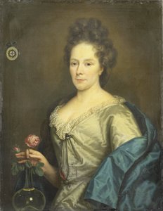 Portrét Anny Marie van Hogendorp (1655-1727). Druhá manželka Françoise Leydeckera od Anonymous