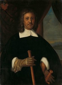 Portrét Jana van Riebeecka (1619-77). Velitel mysu Dobré naděje a Malacca a tajemník nejvyšší vlády Batavie od Anonymous