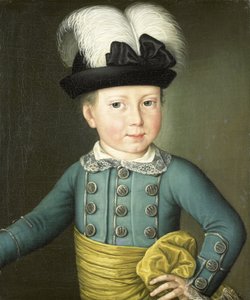 Portrét Williama Fredericka, prince z Orange-Nassau, pozdějšího krále Viléma I., jako dítěte od Anonymous