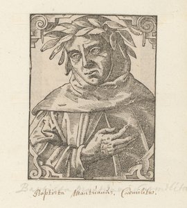 Portrét van Baptista Mantuan od Anonymous