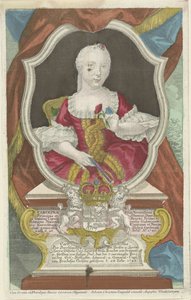 Portrét Karolíny, princezny z Orange-Nassau od Anonymous