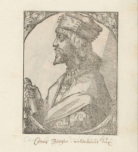 Portrét Cesare Borgia od Anonymous