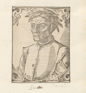 Portrét van Dante Alighieri od Anonymous