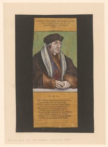 Portrét van Desiderius Erasmus Obrázek Erasma Rotterdamského (název na předmětu) od Anonymous