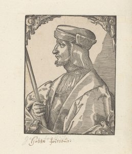 Portrét Gastona de Foix od Anonymous
