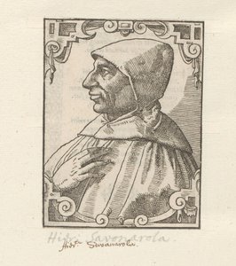Portrét van Girolamo Savonarola od Anonymous