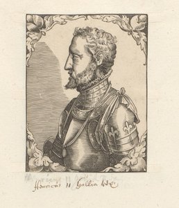 Portrét Jindřicha II., francouzského krále od Anonymous