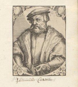 Portrét van Hernána Cortése od Anonymous