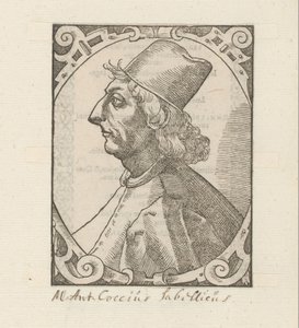 Portrét Marcuse Antonia Coccius Sabellicus od Anonymous