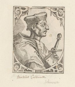 Portrét Matthäuse Schinera od Anonymous