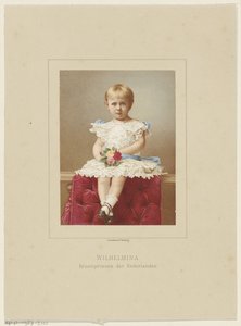 Portrét Wilhelminy, královny Nizozemska od Anonymous