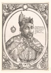 Portrét van doge Antonio Priuli Skutečný portrét nejklidnějšího Antonio Priuli (...) (název na objektu) od Anonymous