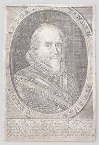 Portrét prince Maurice z Nassau od Anonymous
