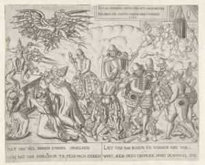 Protestantské „vyčištění“ katolické církve Obrazoborectví žebráků, 1566 od Anonymous