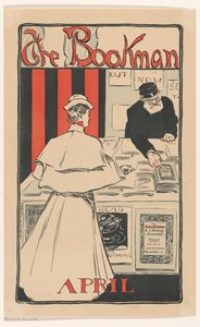 Reklama na dubnové číslo časopisu The Bookman z roku 1896 od Anonymous