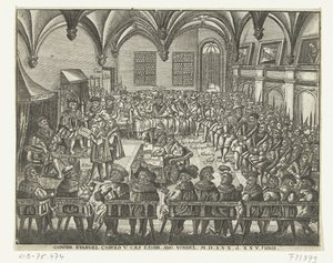 Dieta v Augsburgu, 1530 Zpověď. Evangelium. Carolo V. Caes. Výstava. Aug. Findel. M.D.XXX. d. XXV. Junii (název na objektu) od Anonymous