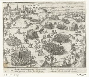 Roermond dobyl Vilém Oranžský, 1572 od Anonymous