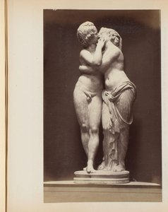 Socha Amor a Psyche v Kapitolských muzeích v Římě, Itálie od Anonymous