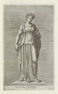 Sochař van Flora Flora v domě Card. Farnesij (název na objektu) Starožitné sochy v Římě (název série) Ikony starověkých soch města Říma, které jsou vidět na veřejných místech (název série) od Anonymous