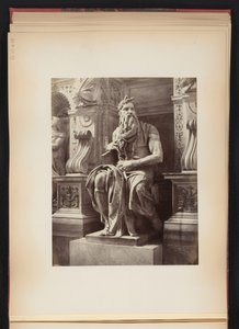 Socha Mojžíše od Michelangela, pomník Julia II., S. Pietro in Vincoli v Římě, Itálie od Anonymous