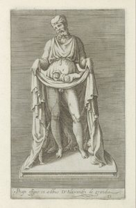 Sochař van Priapus Podobizna Priapa v paláci Alexandra Velikého (název na předmětu) Starožitné sochy v Římě (název série) Ikony starověkých soch města Říma, které jsou vidět na veřejných místech (název série) od Anonymous