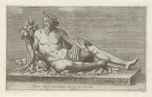 Sochař van de rivier de Tiber Socha Říma na řece Tibeře ve Vatikánu (titul na předmětu) Starožitné sochy v Římě (název série) Ikony starověkých soch města Říma, které jsou vidět na veřejných místech (název série) od Anonymous