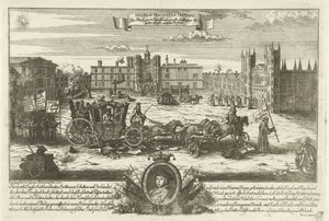 Spotprent op de Engelse předstíraný Charles Edward Stuart, 1745 Despreendenten Trivmph / Povstání ve Skotsku všem milovníkům uctívání a svobody (název na předmětu) od Anonymous