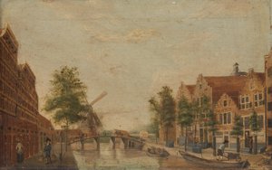 Brouwersgracht v Amsterdamu od Anonymous