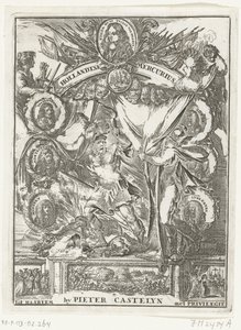 Titulní strana holandského Merkuru z roku 1673 (titul na předmětu) od Anonymous