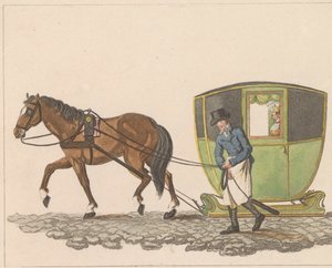 Toesslede, 1810-1825 Pronajaté sáně, konzervované pod jménem Sleede nebo Slee (název na předmětu) od Anonymous