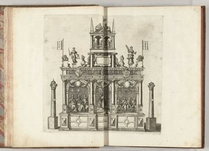 Scéna s císařem Karlem V., 1594 od Anonymous