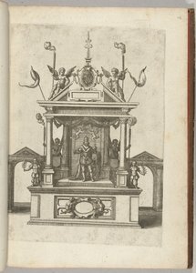 Scéna s císařem Rudolfem II., 1594 od Anonymous