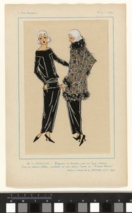 Velmi pařížský, 1923, č. 9: 8. - JEDNODUCHOST. - Elegantní a diskrétní... od Anonymous