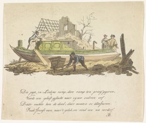 Rozbitá jachta od Rietmildera, 1807 od Anonymous