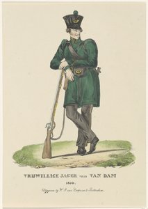 Van Damův dobrovolný lovec, 1830 Dobrovolný lovec Van Dam 1830 (název na objektu) od Anonymous