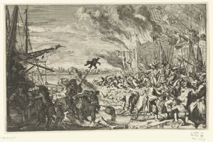 Zvěrstva ve vesnici u vody, 1672 od Anonymous