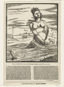 Mořská panna z Edamu, 1403 Od divoké Sea-Lady, welcke ghevanghen wast in