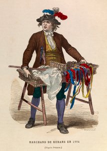 Prodejce stuh v roce 1774 / Prodejce stuh v roce 1774 - soukromá sbírka od Anonymous Anonymous
