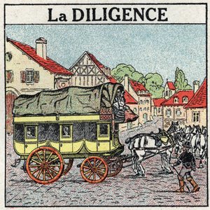 Zvířecí trakce: pečlivost. Anonymní ilustrace z roku 1925. Soukromá sbírka. od Anonymous Anonymous