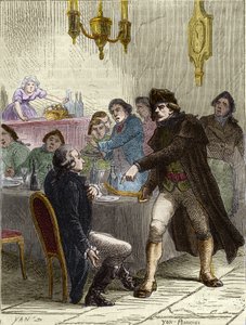 Atentát na zástupce Louise Michela Lepeletiera, markýze ze Saint Fargeau (Saint-Fargeau od Anonymous Anonymous