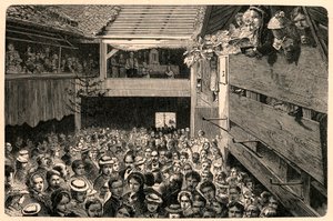 Oslava katolické bohoslužby v Porrentruy, Švýcarsko v roce 1874, po fotografii. Rytina do „Les Missions Catholiques au XIXeme Siecle““ od Louis-Eugene (Louis Eugene) Louvet. soukromá sbírka. od Anonymous Anonymous