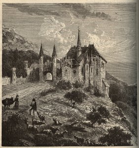 Chateau du Montet - Vandoeuvre-les-Nancy - Lorraine - rytina „“ PATRIE“ - PECTUREQUIREQUE POPIS FRANCIE V 6 SVAZTECH LUCIEN HUARD - konec 19. stol. od Anonymous Anonymous